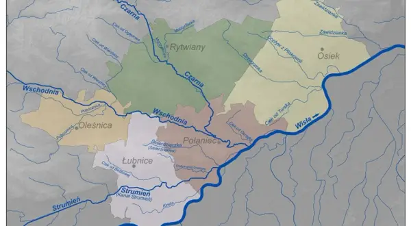 Dorzecza Wisły i Odry - jak czytać polską mapę rzek?